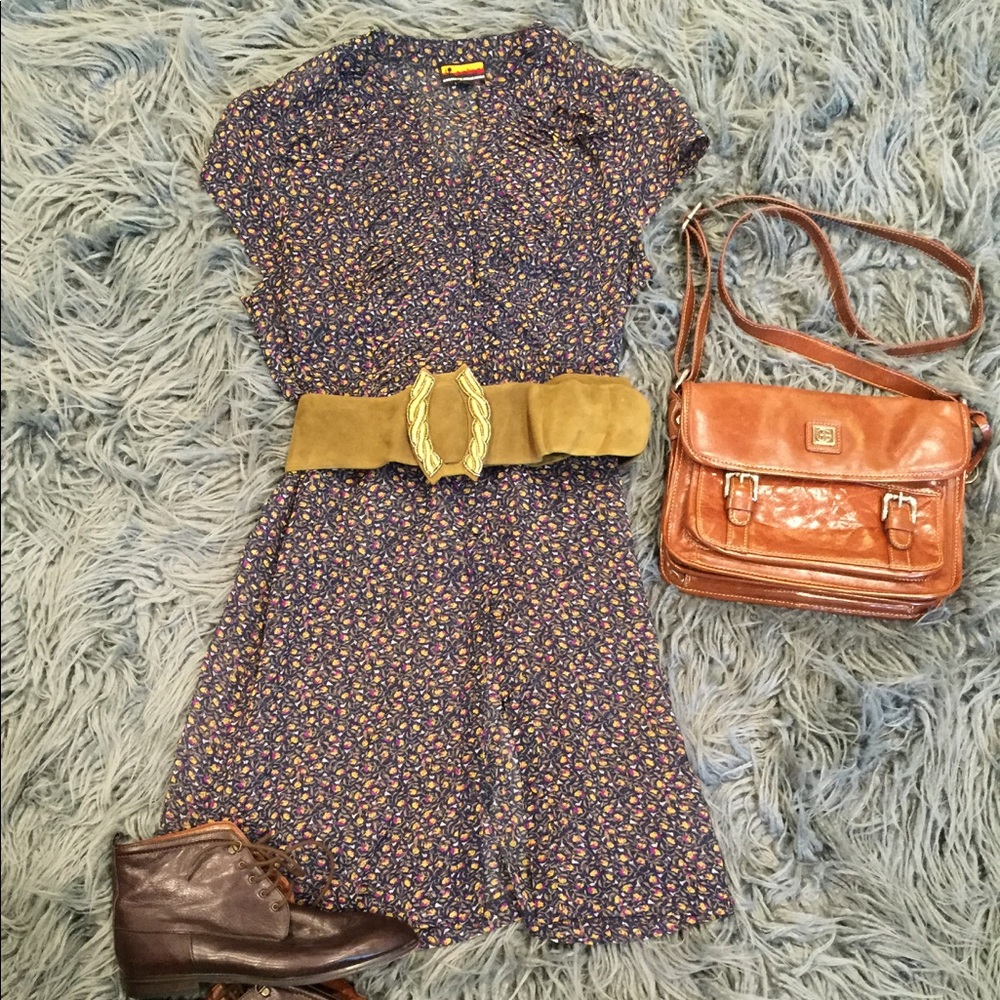 Brooklyn industries sheer print dress